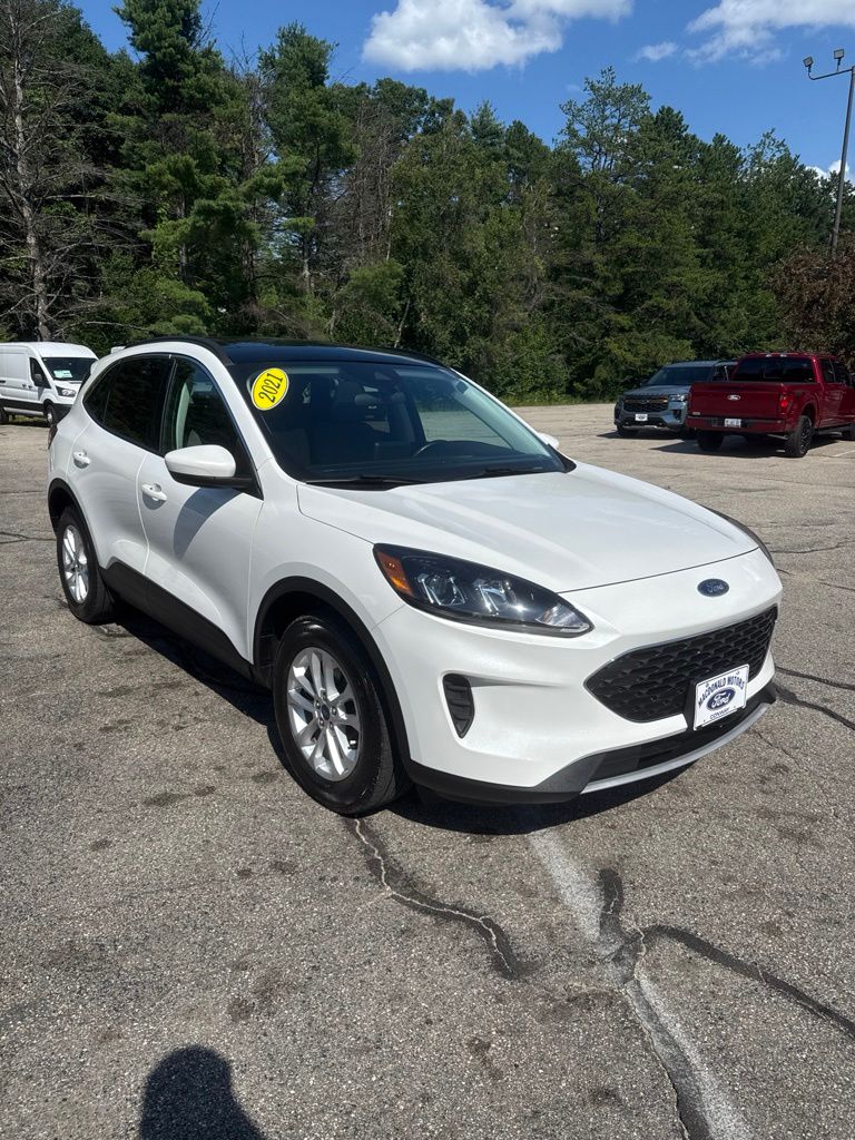 White Metallic 2021 Ford Escape SUV / Crossover All-Wheel Drive 8-Speed Automatic