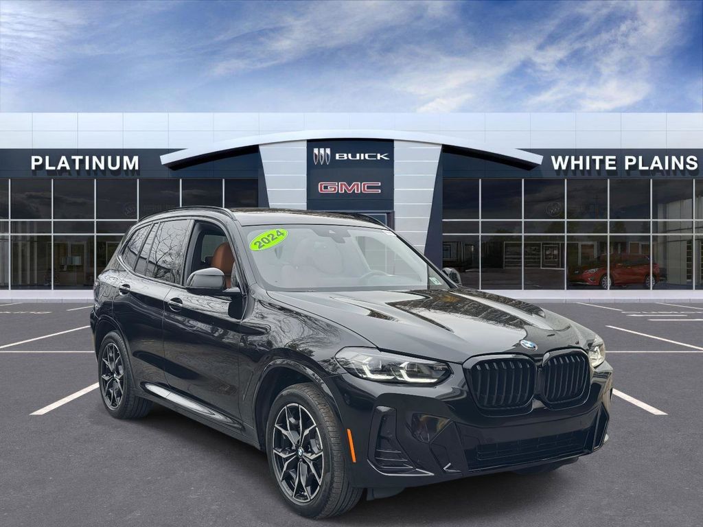 Black Sapphire Metallic 2024 BMW X3 xDrive30i AWD SUV / Crossover All-Wheel Drive 8-Speed Automatic