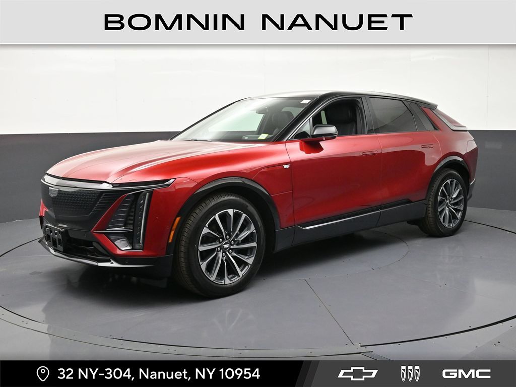 Radiant Red 2025 Cadillac LYRIQ Sport 1 AWD SUV / Crossover All-Wheel Drive 1-Speed Automatic