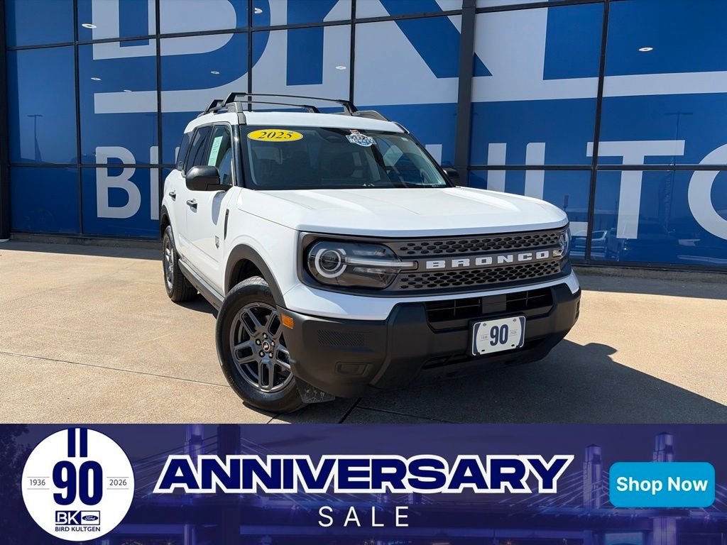 Oxford White 2025 Ford Bronco Sport SUV / Crossover All-Wheel Drive 8-Speed Automatic