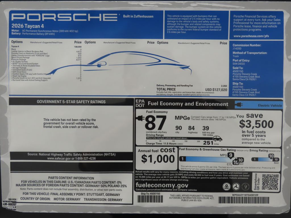 Thumbnail: 2026 Porsche Taycan - 15