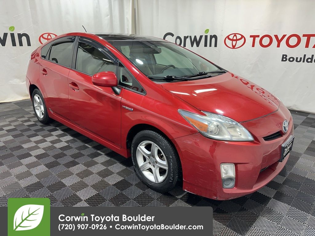 Barcelona Red Metallic 2010 Toyota Prius Four Hatchback Front-Wheel Drive Continuously Variable Transmission