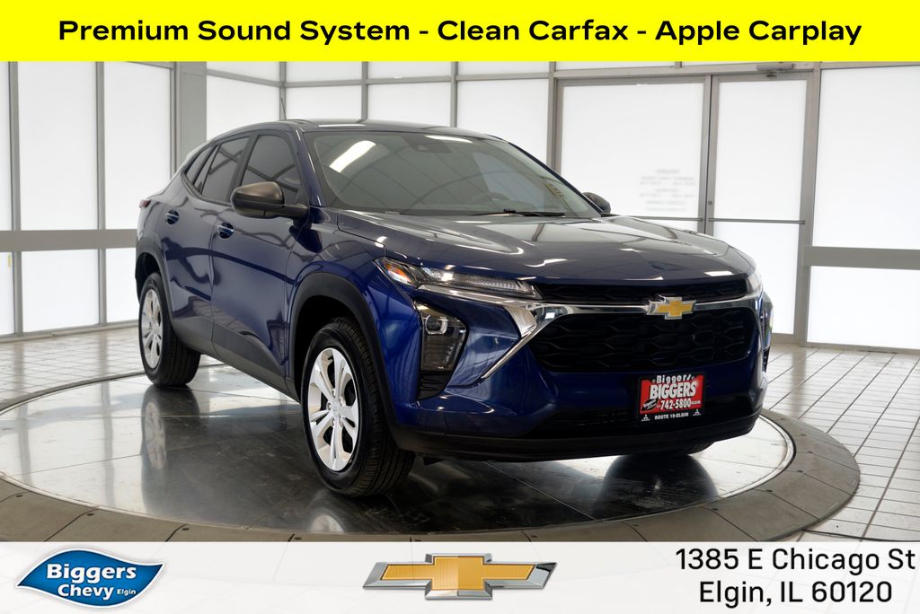 Blue 2024 Chevrolet Trax SUV / Crossover Front-Wheel Drive 6-Speed Automatic