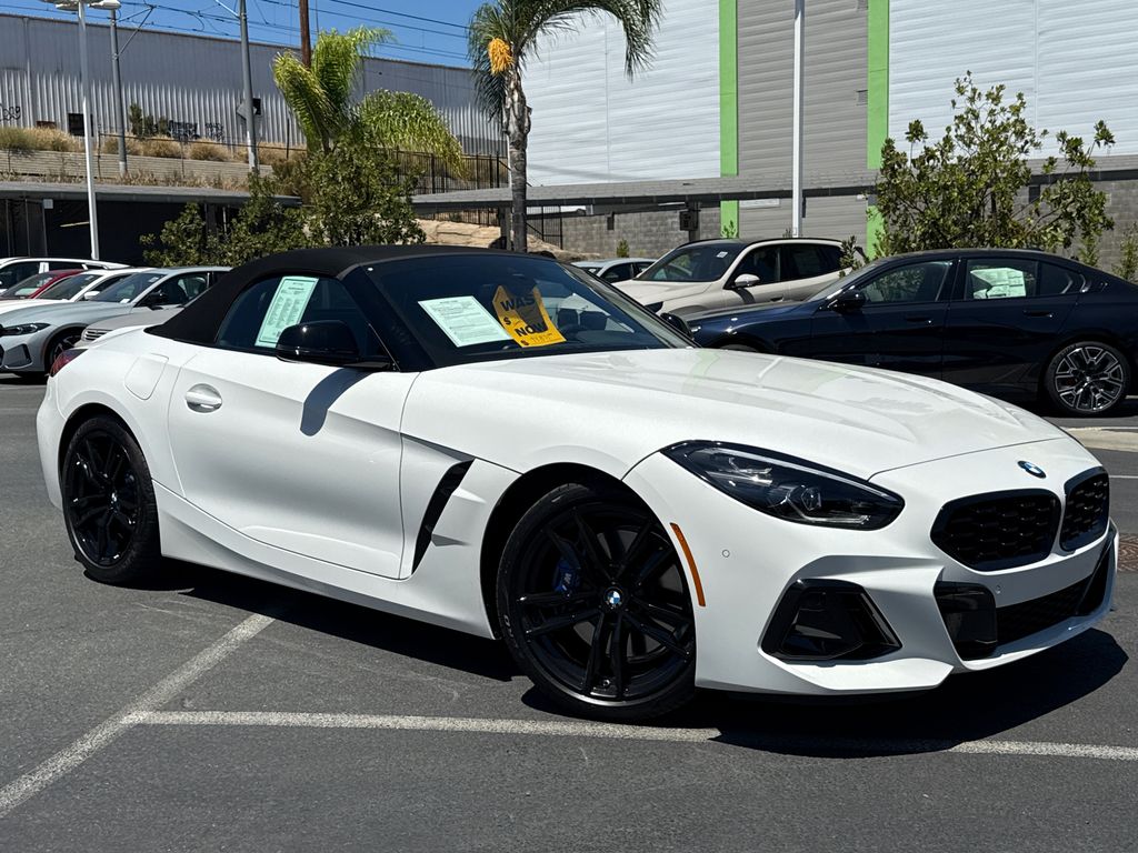 Alpine White 2026 BMW Z4 Convertible Rear-Wheel Drive 8-Speed Automatic
