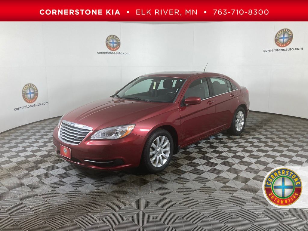 Deep Cherry Red Crystal Pearlcoat 2011 Chrysler 200 Touring Sedan FWD Sedan Front-Wheel Drive 6-Speed Automatic