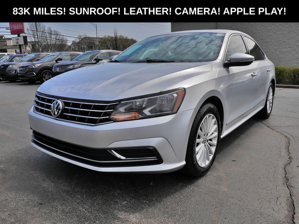 Reflex Silver Metallic 2017 Volkswagen Passat 1.8T SE Sedan Front-Wheel Drive 6-Speed Automatic