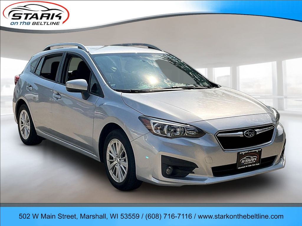 Ice Silver Metallic 2017 Subaru Impreza Hatchback All-Wheel Drive Continuously Variable Transmission