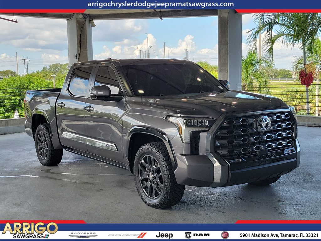 Magnetic Gray Metallic 2025 Toyota Tundra Hybrid Pickup Truck Four-Wheel Drive Automatic