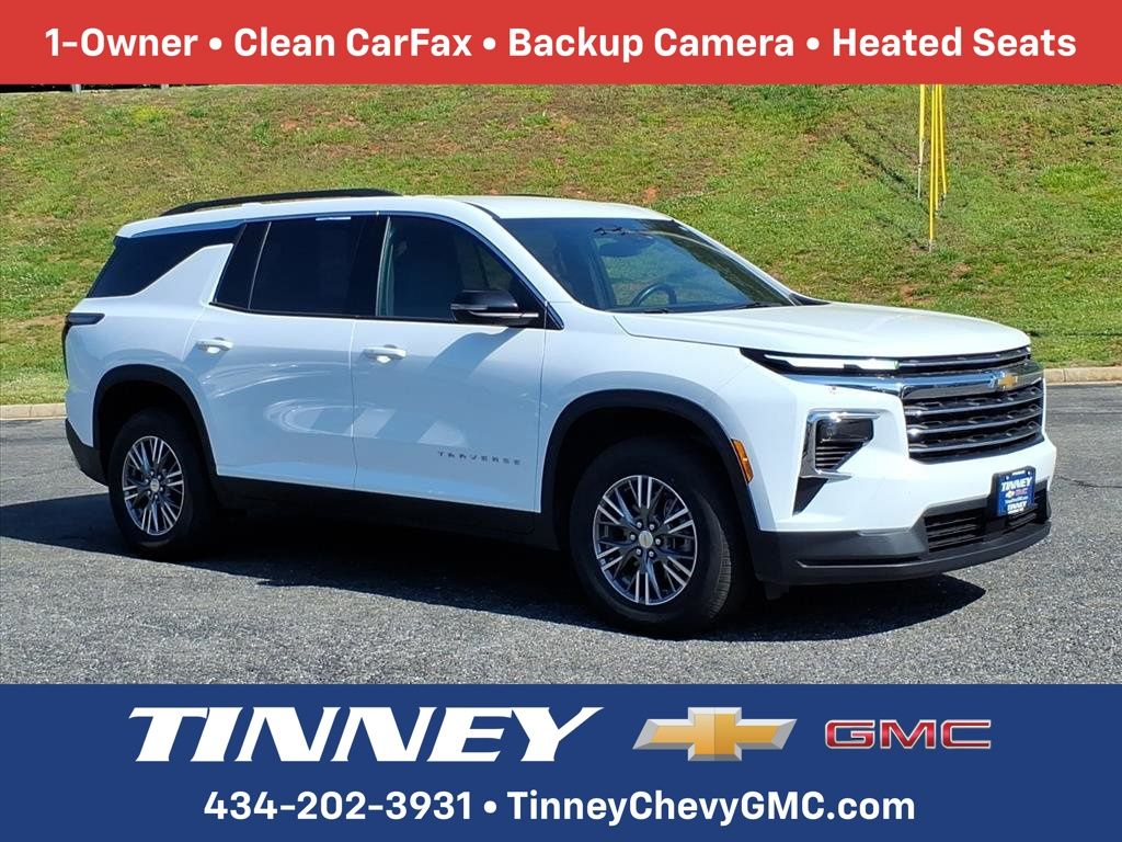 Summit White 2025 Chevrolet Traverse SUV / Crossover Front-Wheel Drive 8-Speed Automatic