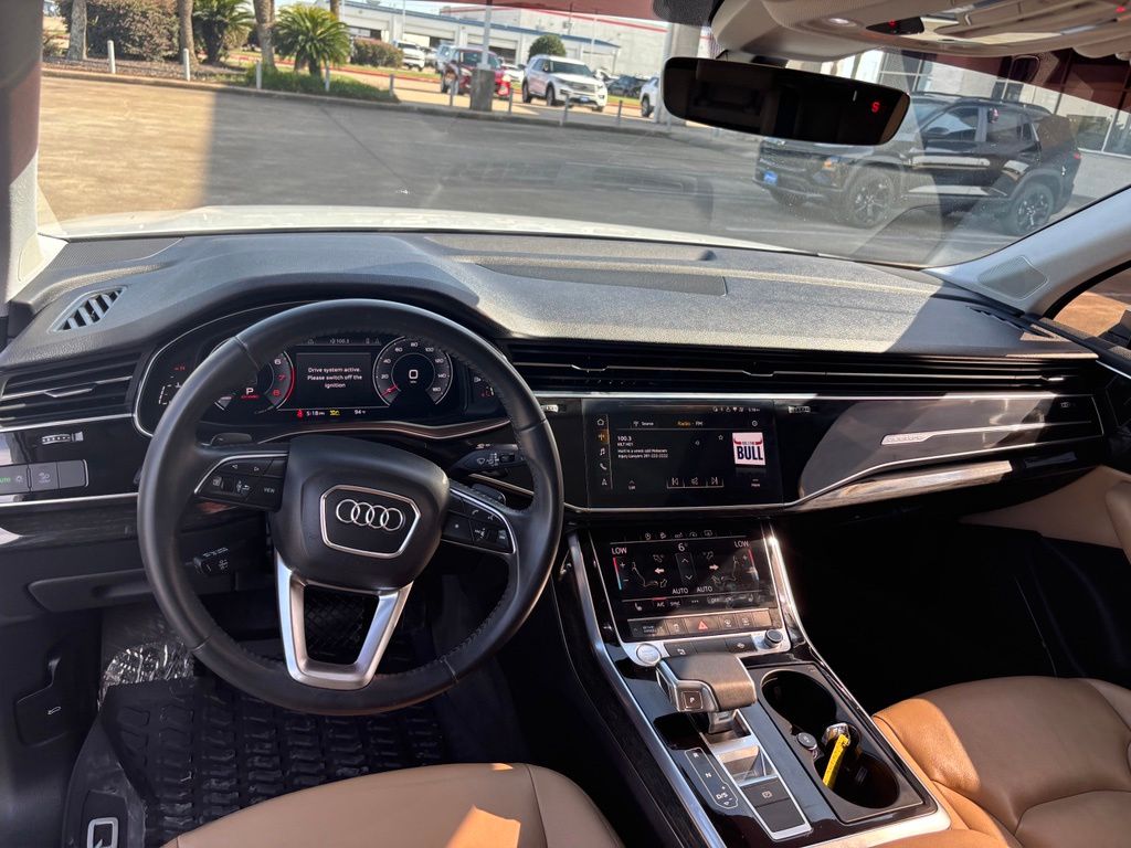 2020 Audi Q7 55 Premium Plus White at Westside Lexus