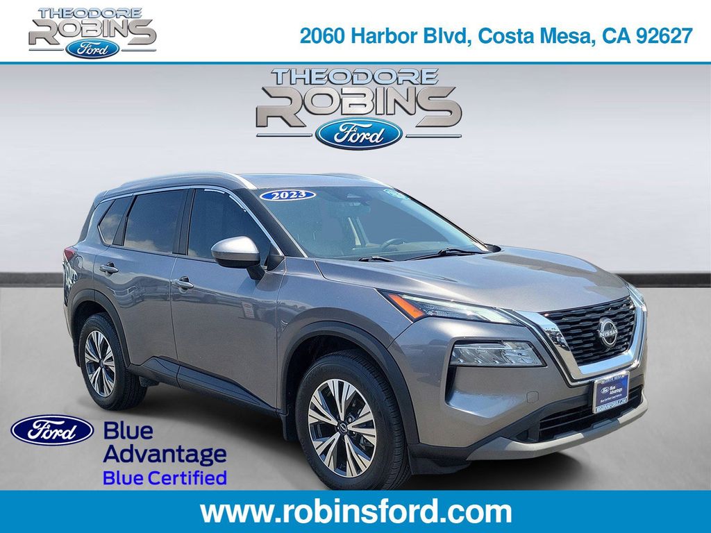 Gray (Gun Metallic) 2023 Nissan Rogue SUV / Crossover Front-Wheel Drive Continuously Variable Transmission