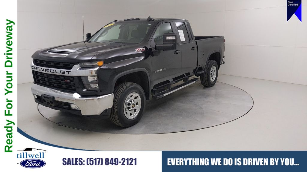 Mosaic Black Metallic 2022 Chevrolet Silverado 2500HD Pickup Truck Four-Wheel Drive Automatic
