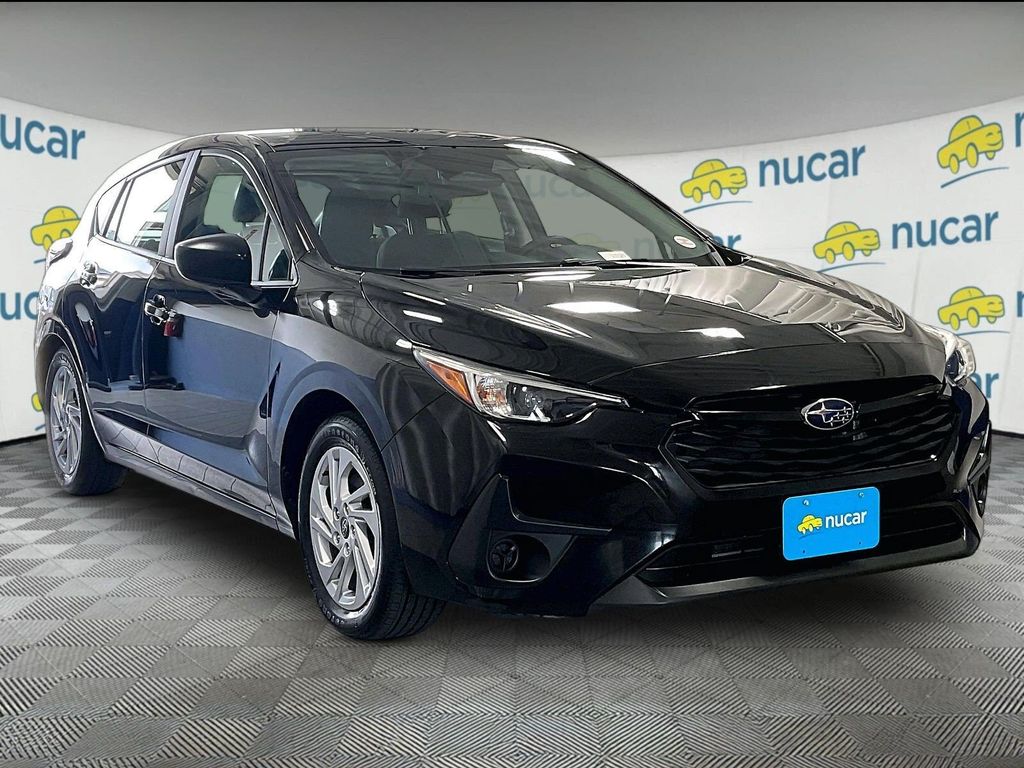 Crystal Black Silica 2024 Subaru Impreza Wagon All-Wheel Drive Continuously Variable Transmission