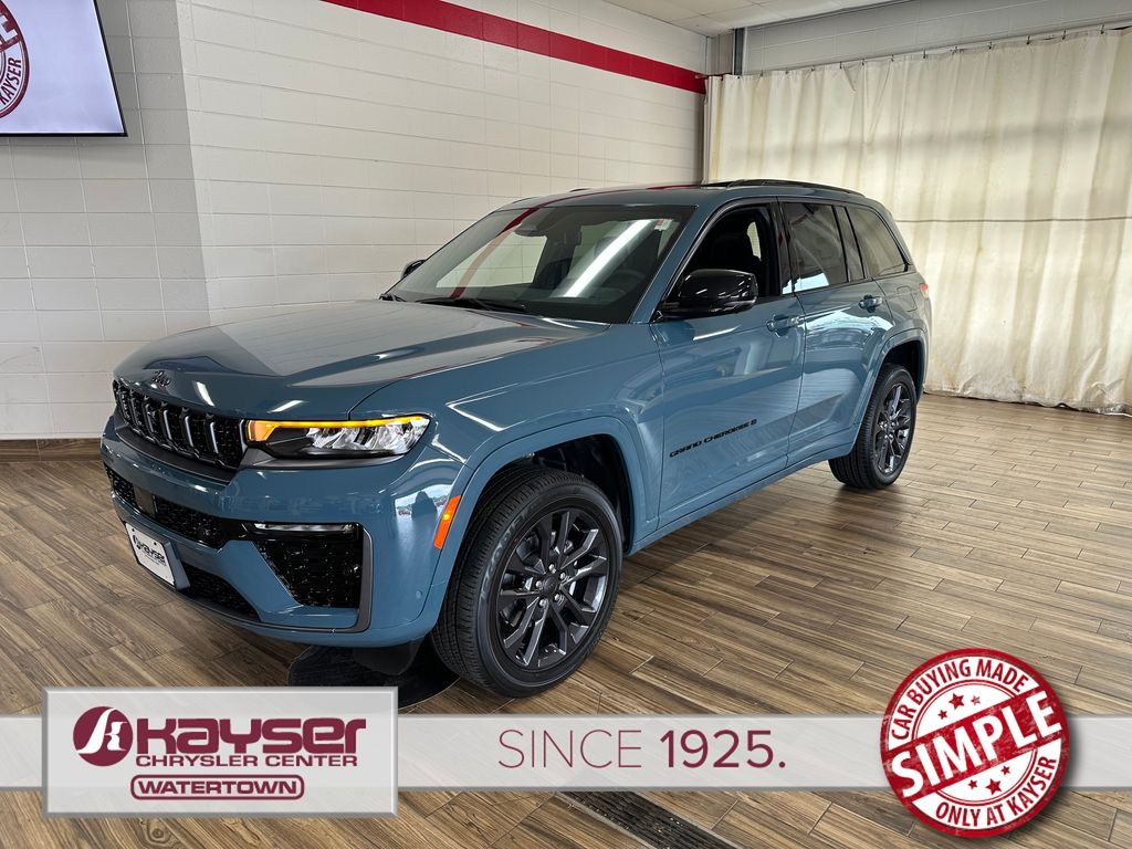 Gray (Steel Blue) 2026 Jeep Grand Cherokee SUV / Crossover Four-Wheel Drive 8-Speed Automatic