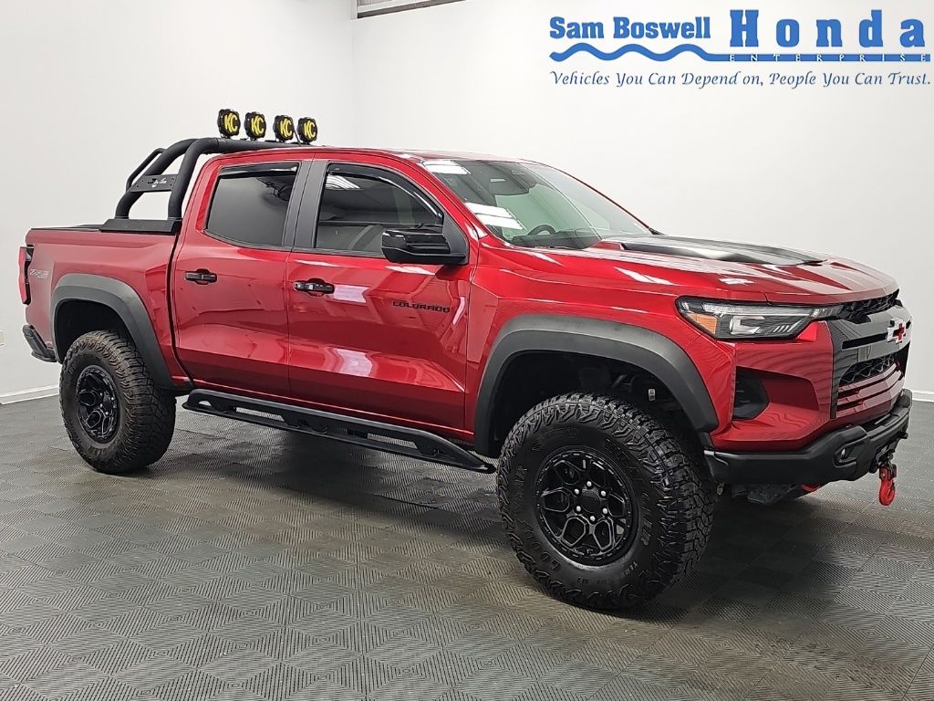 Radiant Red 2024 Chevrolet Colorado Pickup Truck Four-Wheel Drive 8-Speed Automatic