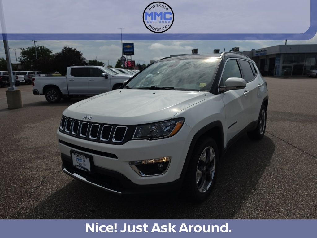 White Clearcoat 2018 Jeep Compass SUV / Crossover Four-Wheel Drive 9-Speed Automatic