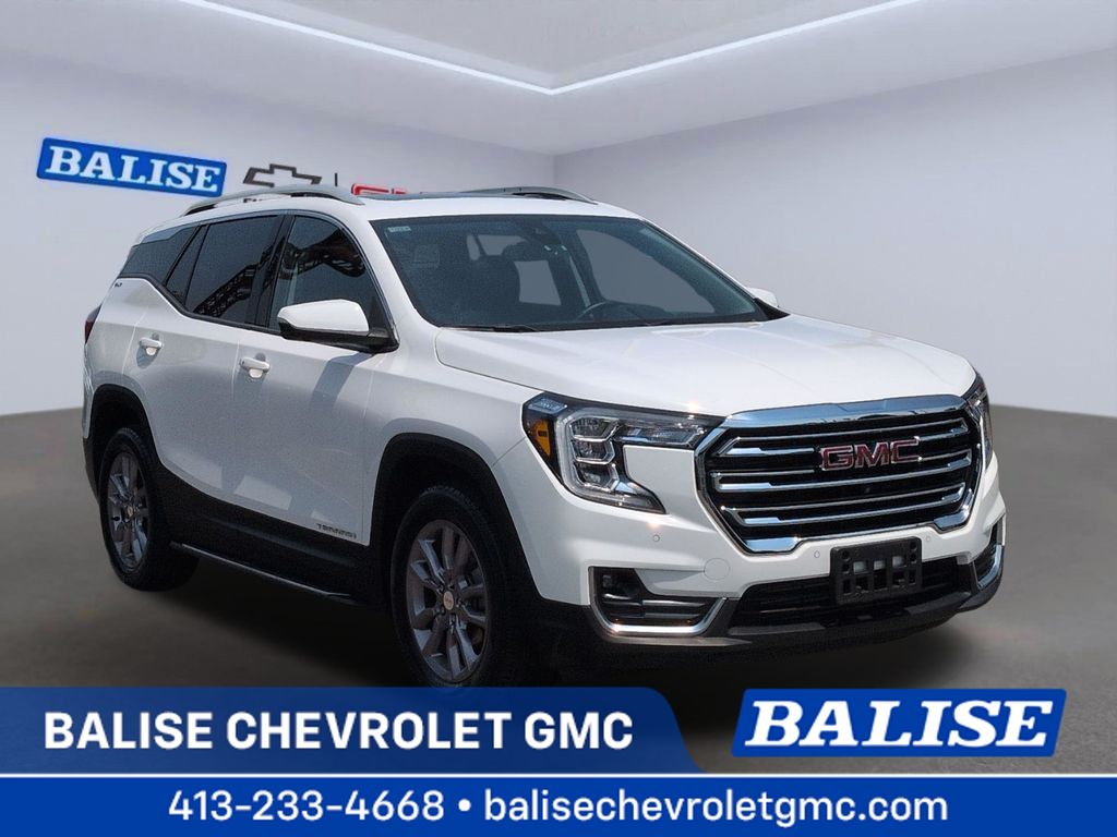 Summit White 2023 GMC Terrain SUV / Crossover All-Wheel Drive 9-Speed Automatic