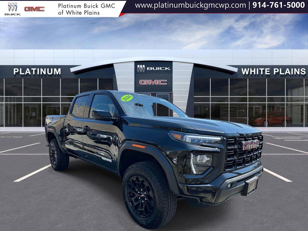 Onyx Black 2026 GMC Canyon Elevation Crew Cab 4WD Pickup Truck Four-Wheel Drive 8-Speed Automatic