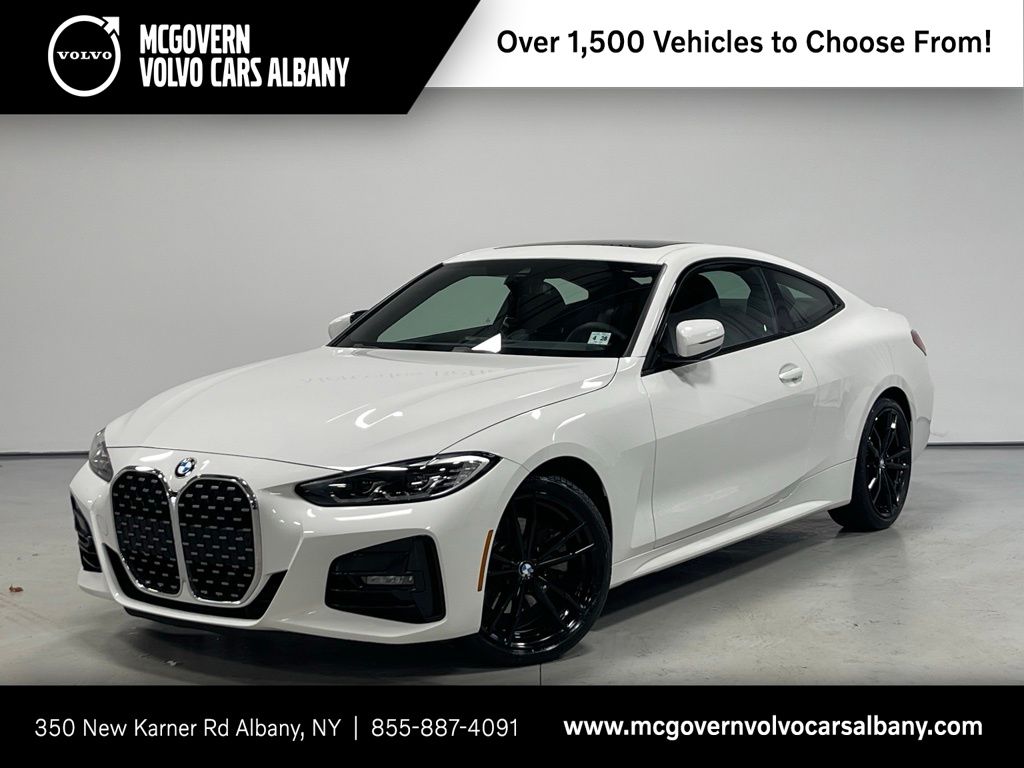 Alpine White 2024 BMW 4 Series 430i Coupe xDrive Coupe All-Wheel Drive 8-Speed Automatic