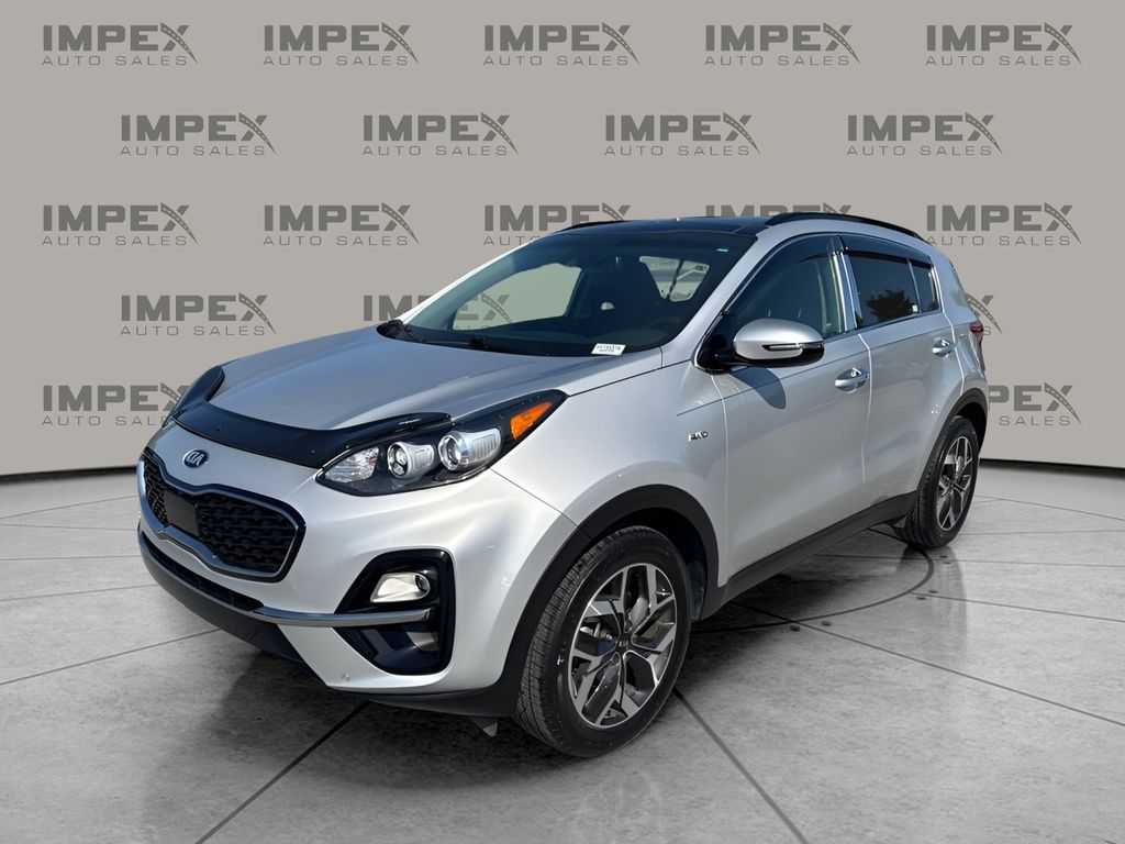 Sparkling Silver 2020 Kia Sportage SUV / Crossover All-Wheel Drive 6-Speed Automatic Overdrive