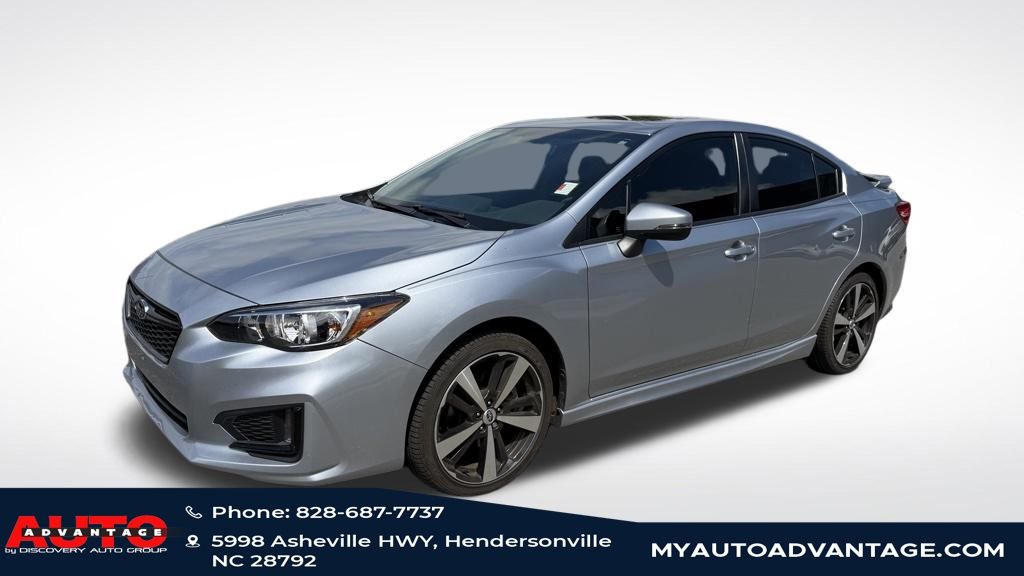 Ice Silver Metallic 2017 Subaru Impreza 2.0i Sport Sedan All-Wheel Drive Continuously Variable Transmission