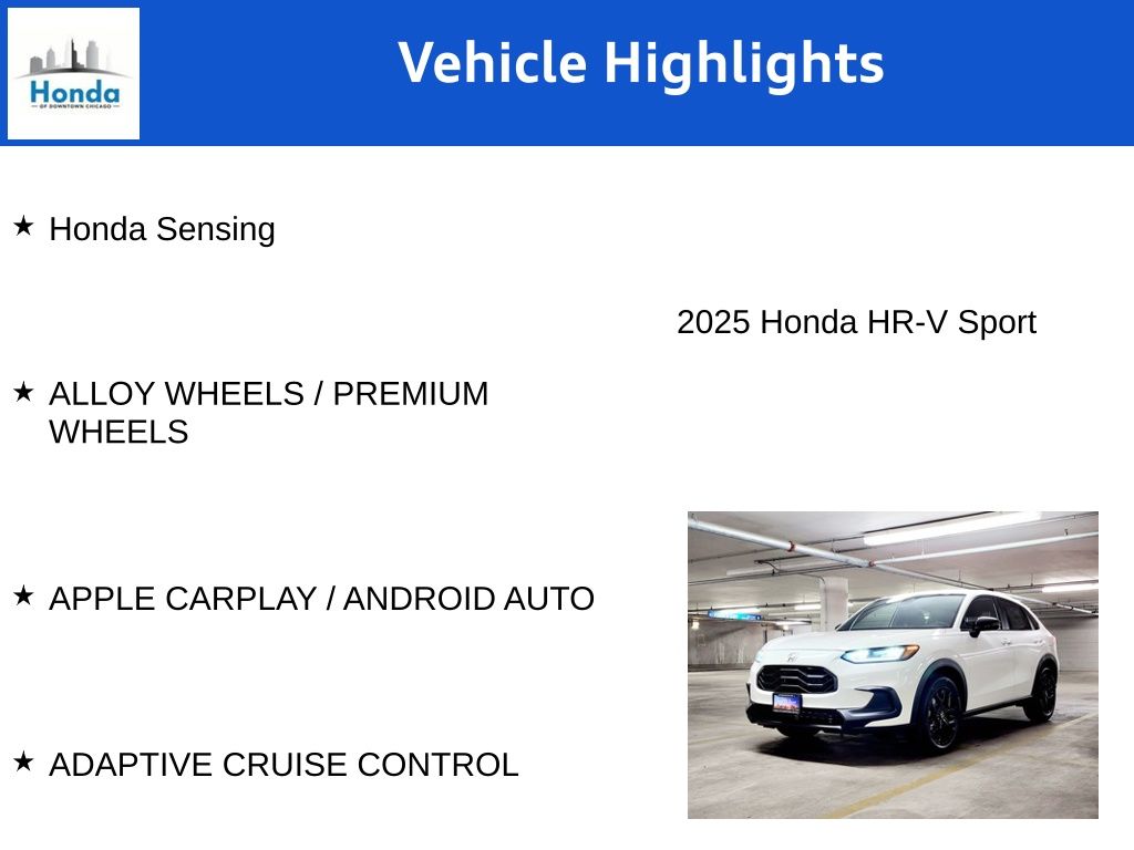 2025 Honda HR-V Sport 7