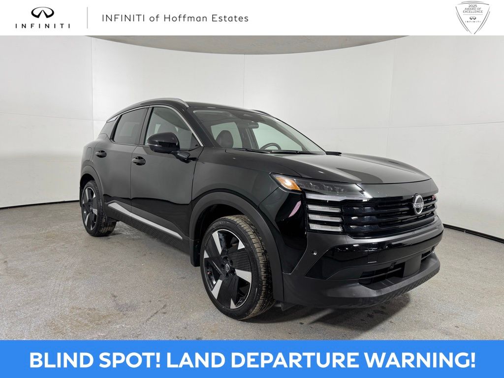 Super Black 2025 Nissan Kicks SR AWD SUV / Crossover All-Wheel Drive Continuously Variable Transmission