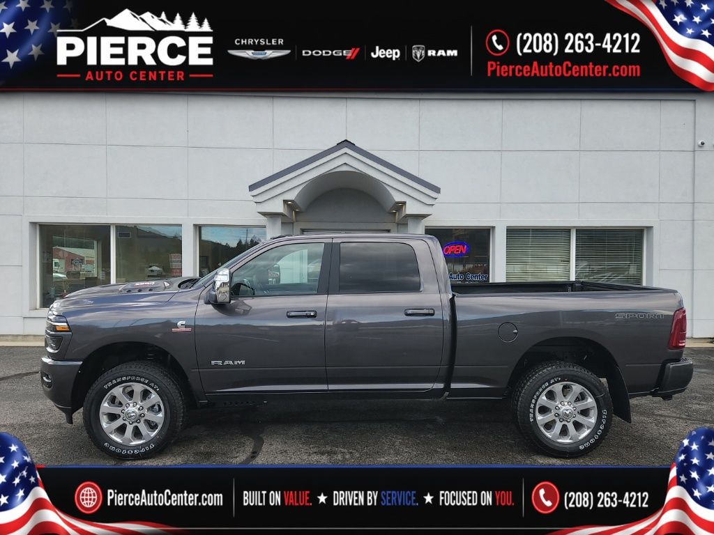 Gray (Granite Crystal Metallic Clearcoat) 2026 RAM 3500 Pickup Truck Four-Wheel Drive 8-Speed Automatic