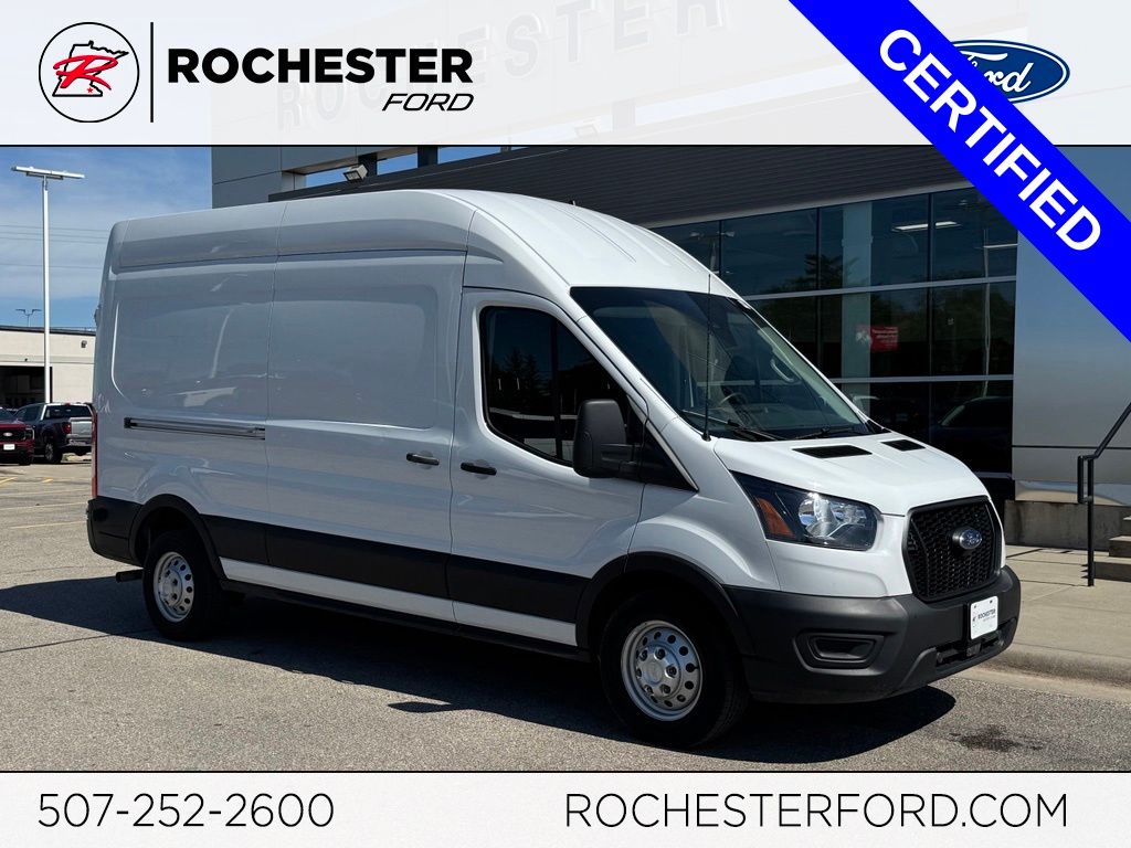 Oxford White 2024 Ford Transit Cargo Van All-Wheel Drive