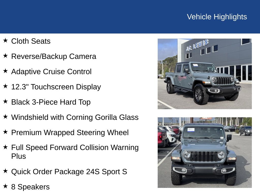 2024 Jeep Gladiator Sport S