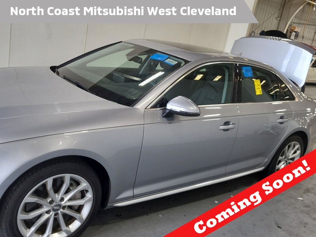 Silver Metallic 2019 Audi A4 Sedan All-Wheel Drive 7-Speed Automatic
