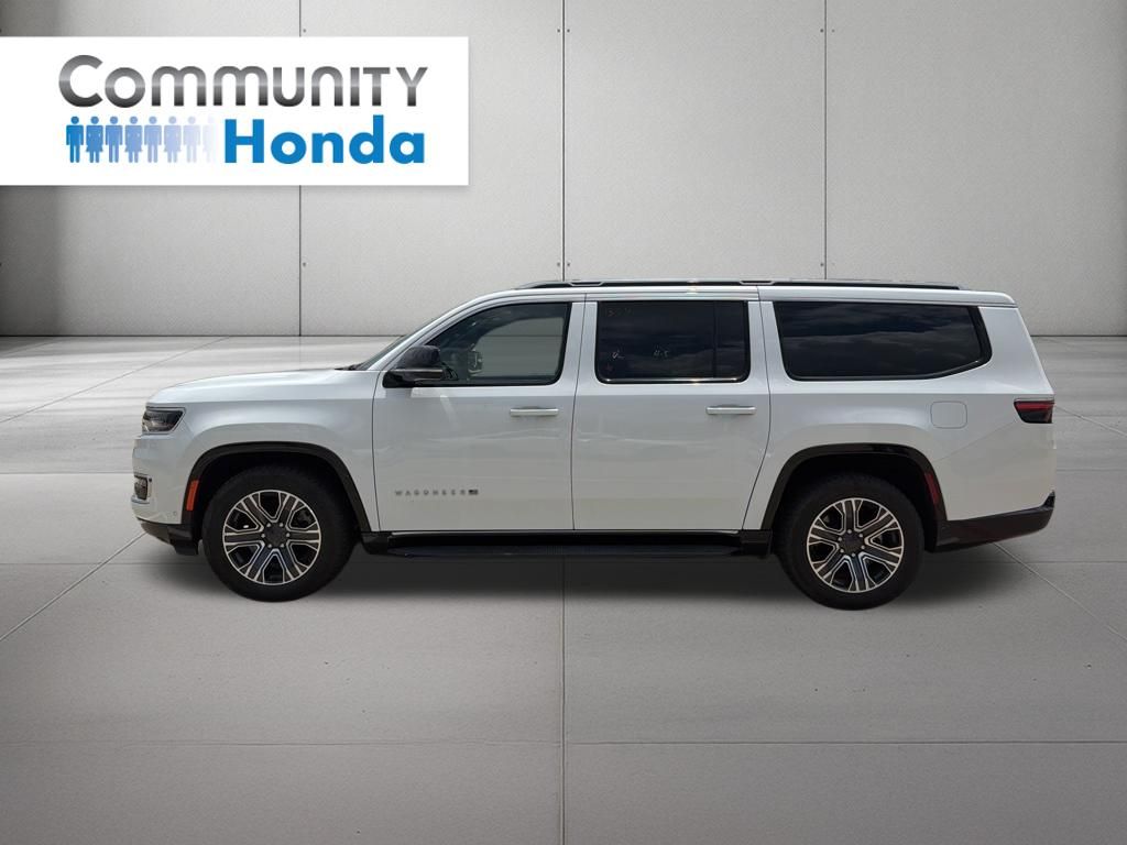 2024 Jeep Wagoneer L Series II White at Texan Dodge Chrysler Jeep Ram