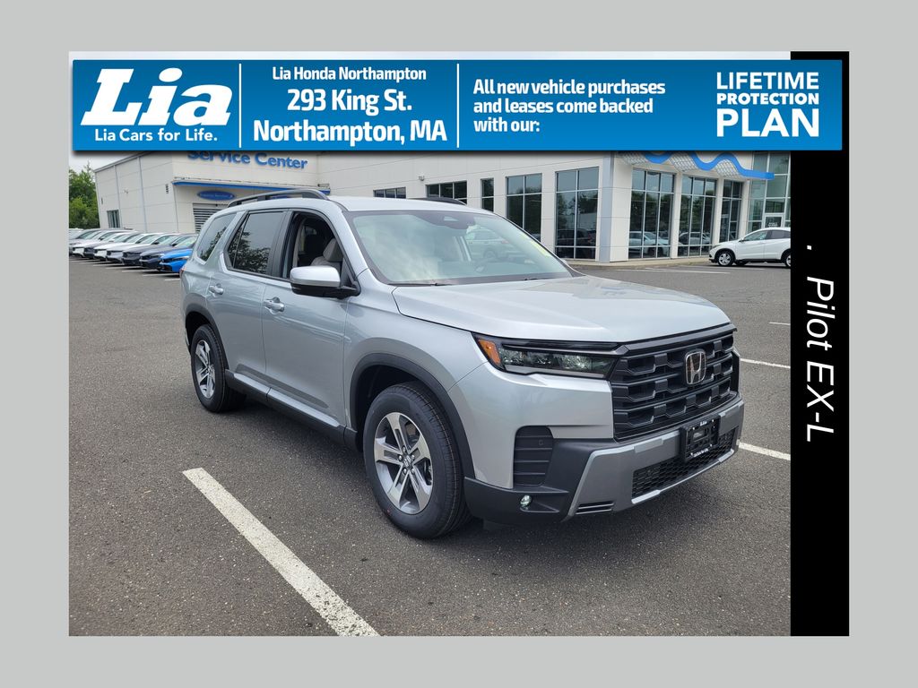 Solar Silver Metallic 2026 Honda Pilot EX-L AWD SUV / Crossover All-Wheel Drive Automatic