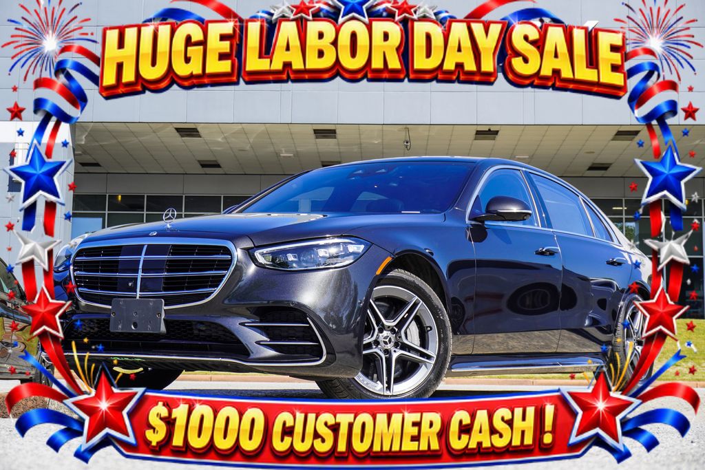 Gray 2022 Mercedes-Benz S-Class Sedan All-Wheel Drive 9-Speed Automatic