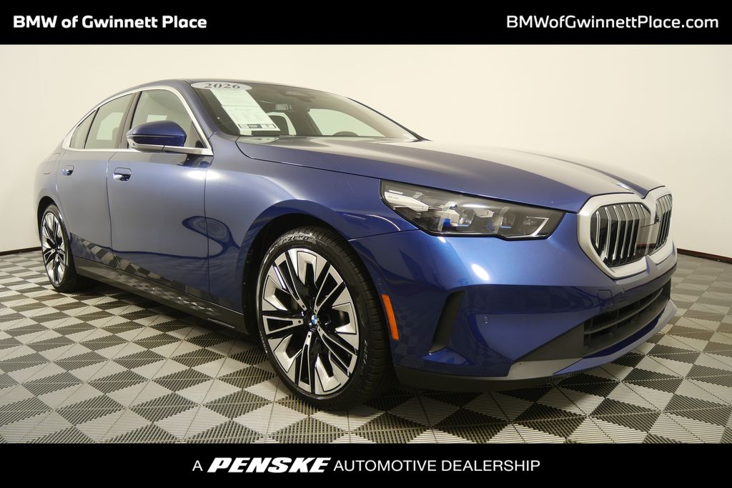 Blue Metallic 2026 BMW 5 Series Sedan Rear-Wheel Drive 8-Speed Automatic