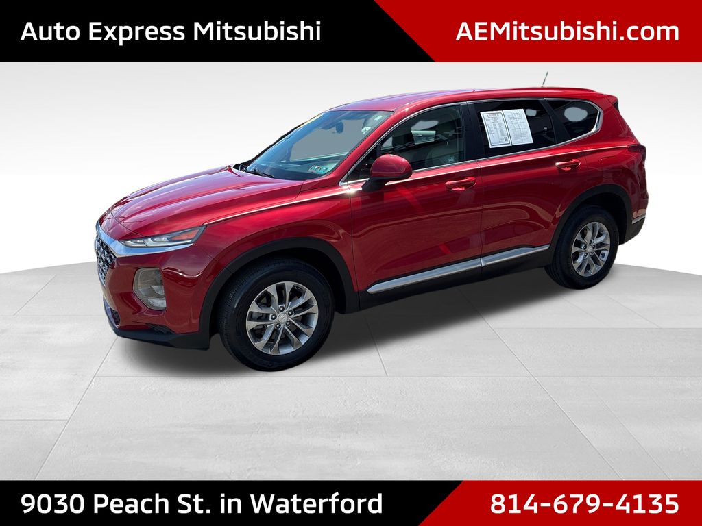 2019 Hyundai Santa Fe SE Red at Spitzer Acura