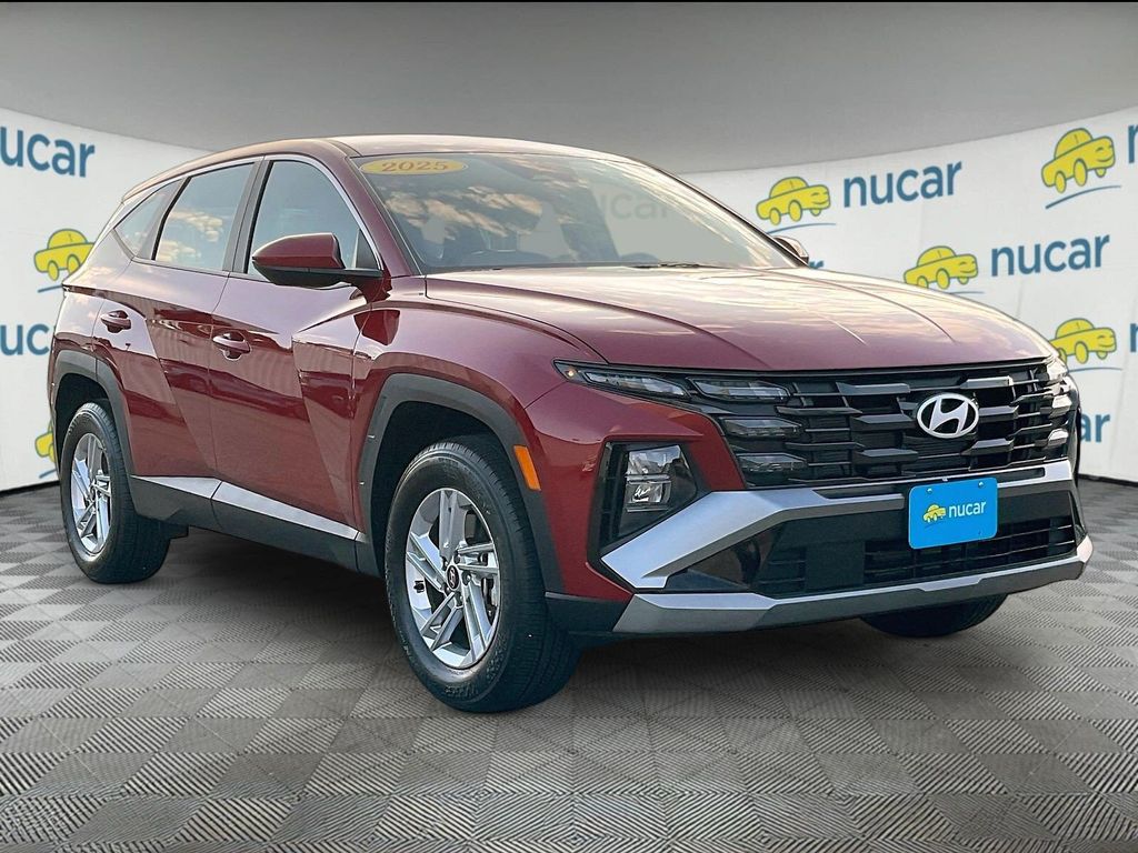 Ultimate Red 2025 Hyundai Tucson SUV / Crossover All-Wheel Drive 8-Speed Automatic