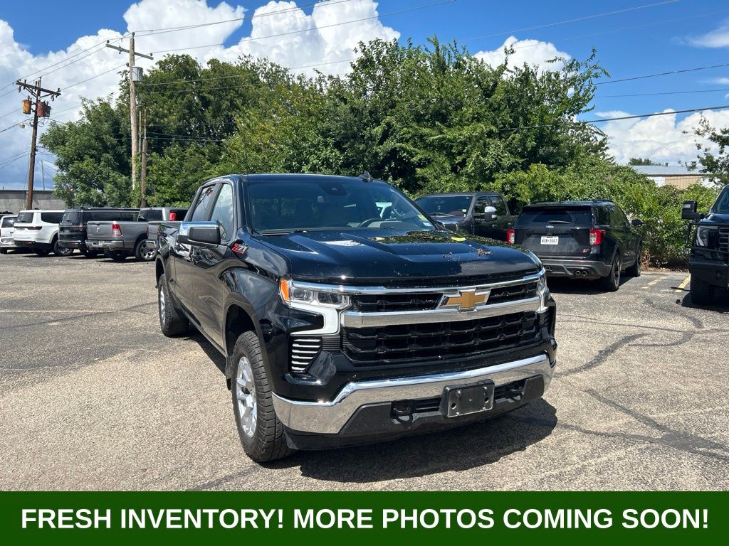 Black 2024 Chevrolet Silverado 1500 Pickup Truck Four-Wheel Drive Automatic