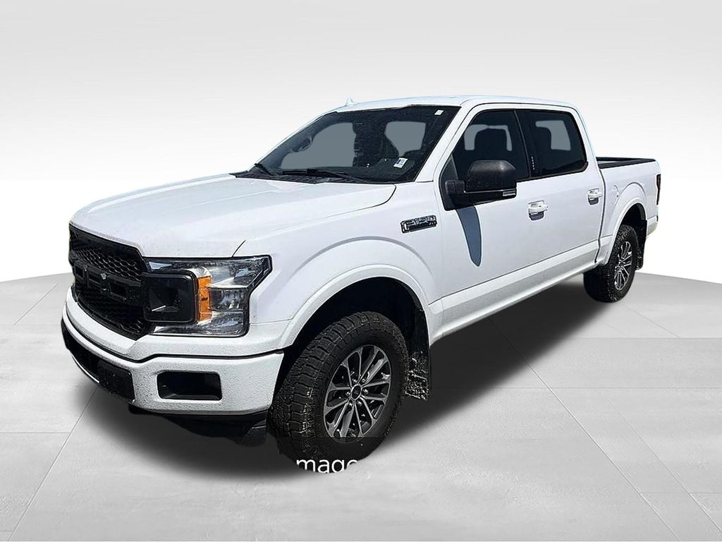 White 2018 Ford F-150 Pickup Truck Four-Wheel Drive Automatic