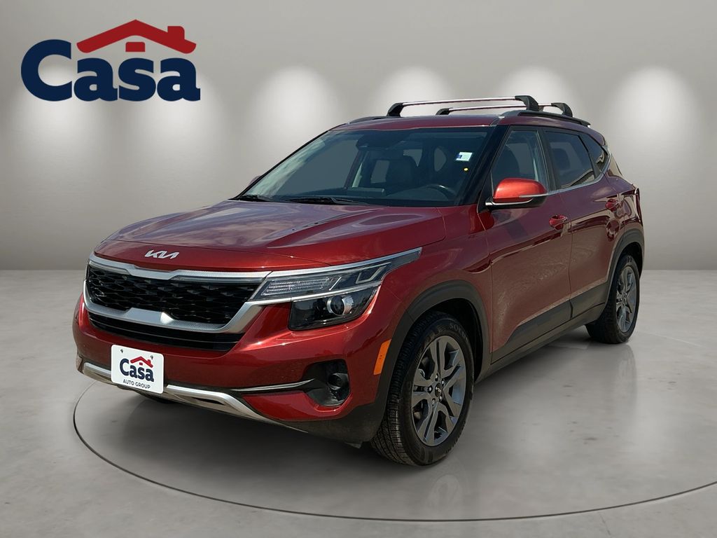 Mars Orange 2023 Kia Seltos SUV / Crossover Front-Wheel Drive Continuously Variable Transmission