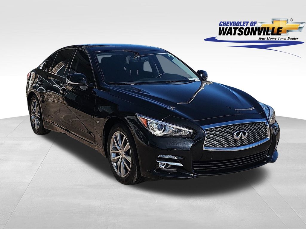 Midnight Black 2017 INFINITI Q50 3.0t Premium RWD Sedan Rear-Wheel Drive 7-Speed Automatic