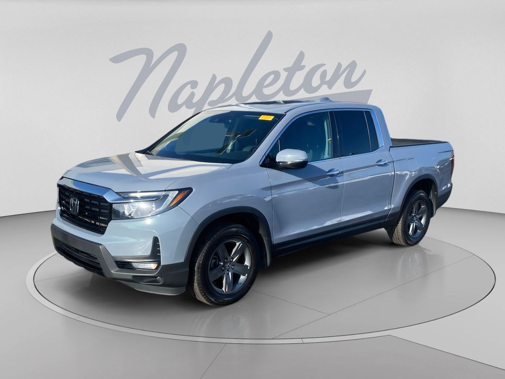 Sonic Gray Pearl 2023 Honda Ridgeline Pickup Truck All-Wheel Drive 9-Speed Automatic