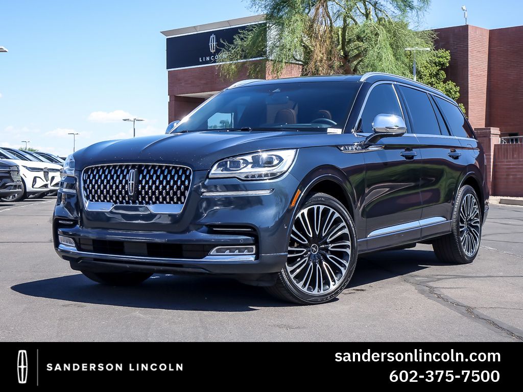 Blue 2021 Lincoln Aviator Black Label AWD SUV / Crossover All-Wheel Drive Automatic