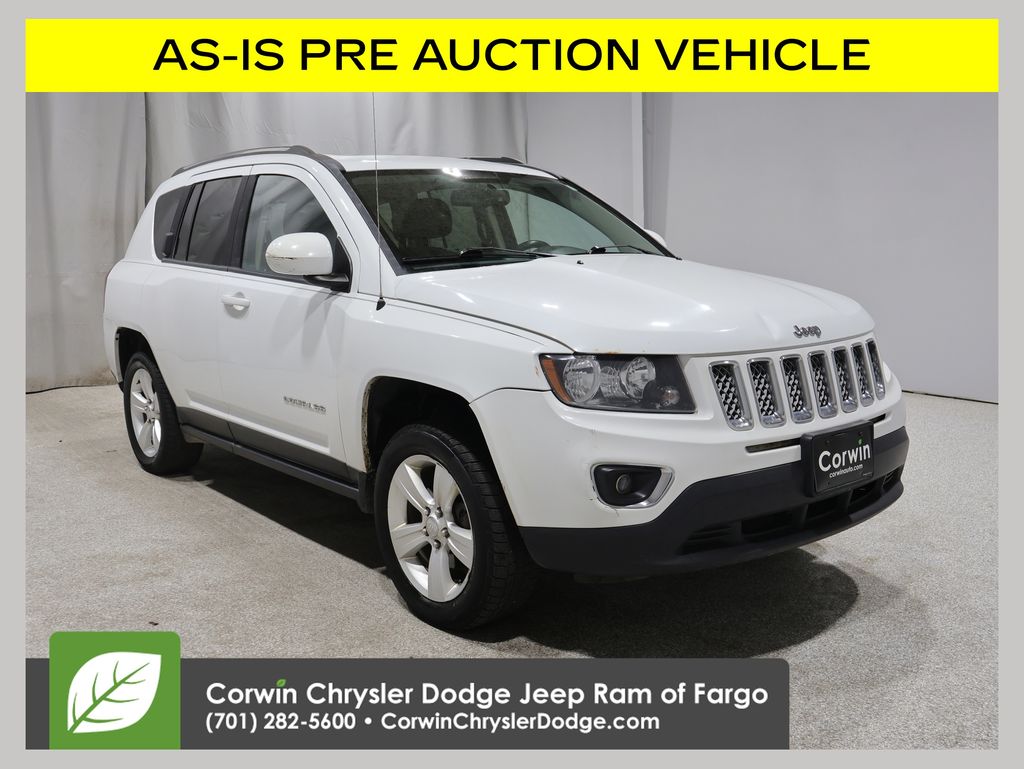 Bright White Clearcoat 2015 Jeep Compass SUV / Crossover Front-Wheel Drive Continuously Variable Transmission