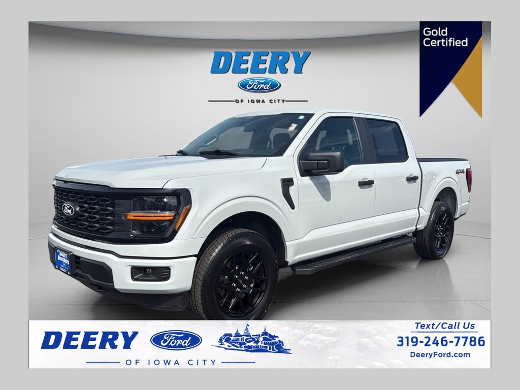 Avalanche Gray 2024 Ford F-150 Pickup Truck Four-Wheel Drive 10-Speed Automatic