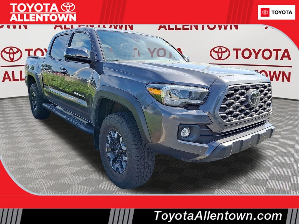 Magnetic Gray Metallic 2021 Toyota Tacoma TRD Off Road Double Cab 4WD Pickup Truck Four-Wheel Drive 6-Speed Automatic