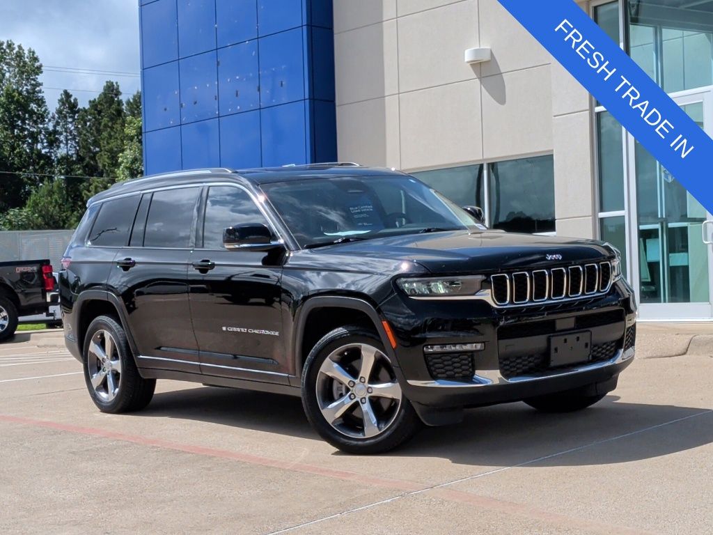 Diamond Black 2022 Jeep Grand Cherokee L SUV / Crossover Four-Wheel Drive 8-Speed Automatic