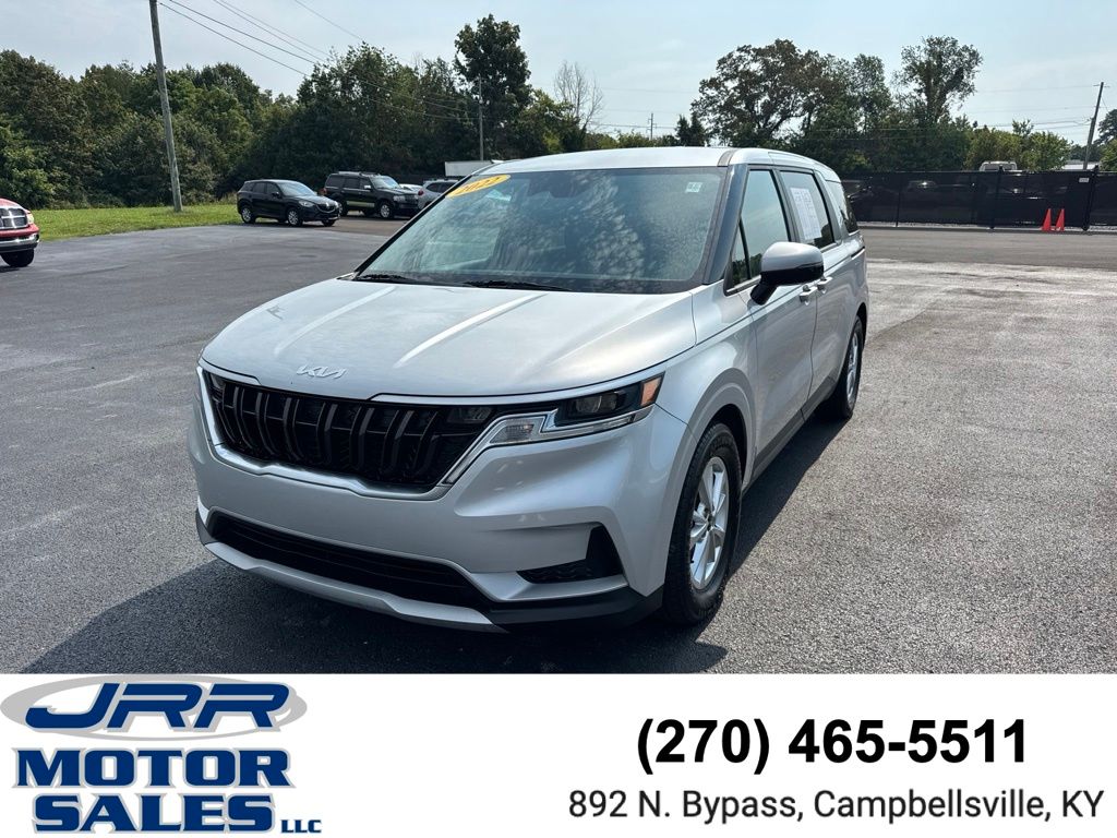 Silky Silver 2022 Kia Carnival Minivan Front-Wheel Drive 8-Speed Automatic