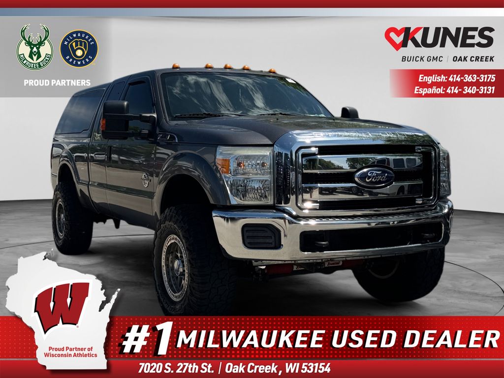 Sterling Gray Metallic 2011 Ford F-350 Super Duty Pickup Truck Four-Wheel Drive 6-Speed Automatic Overdrive