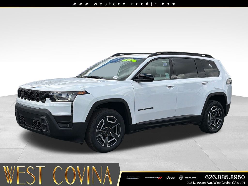 Bright White Clearcoat 2026 Jeep Cherokee Laredo 4WD SUV / Crossover Four-Wheel Drive Continuously Variable Transmission
